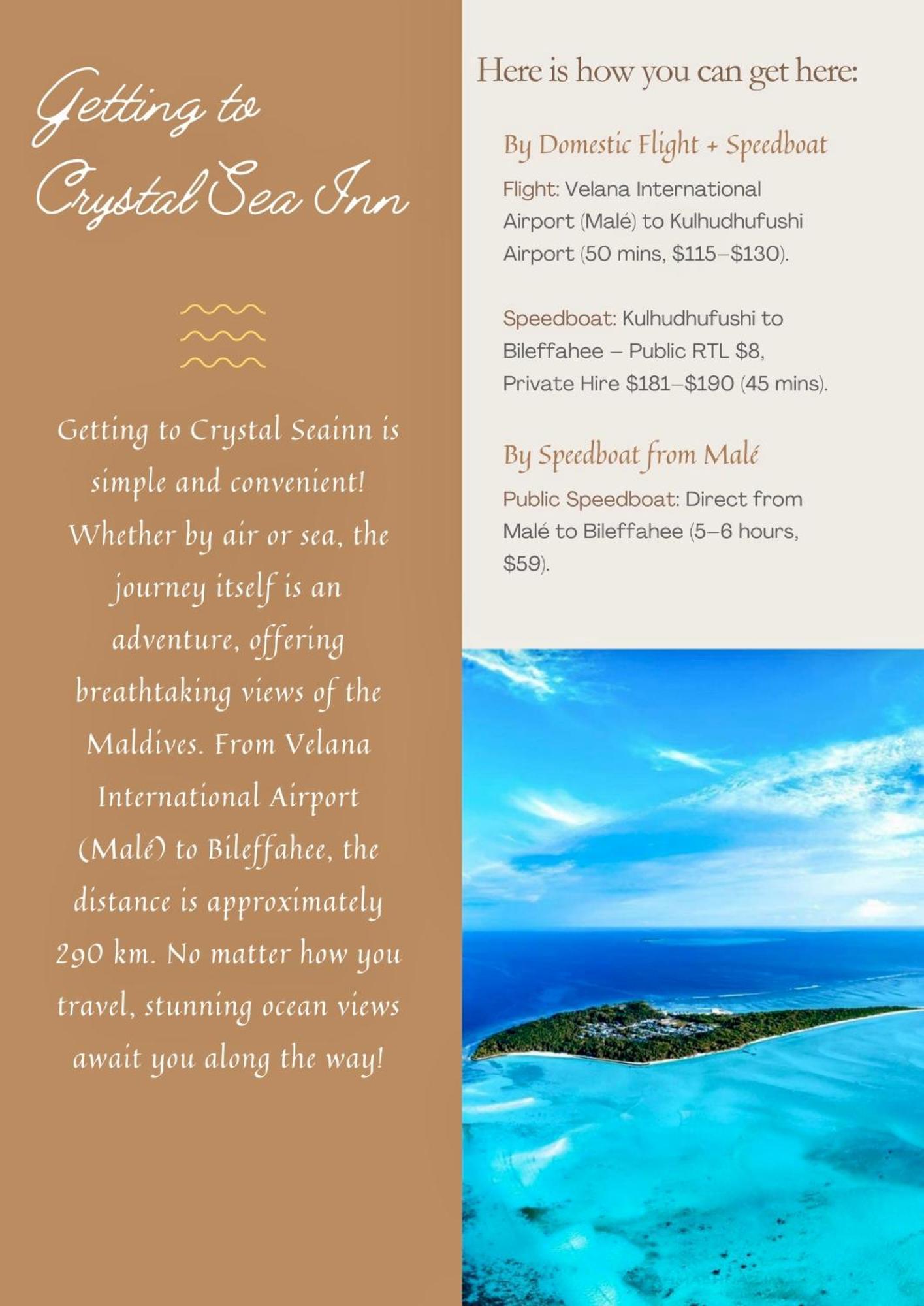 Crystal Sea Inn Bileffahi Dış mekan fotoğraf